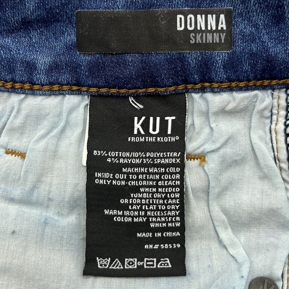 Kut From The Kloth Donna Skinny Size 8 - Picture 9 of 16